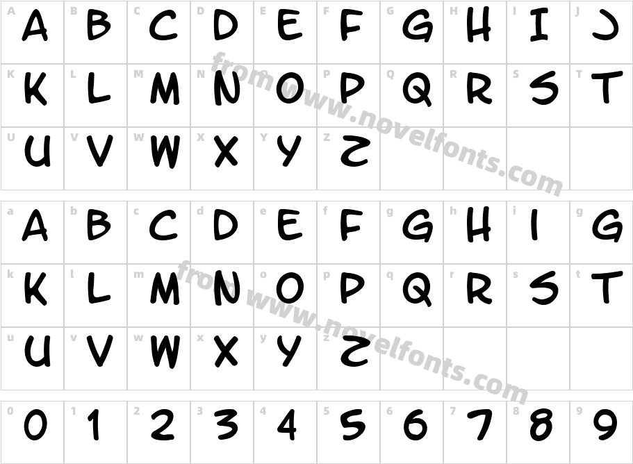 LetterOMatic!Character Map