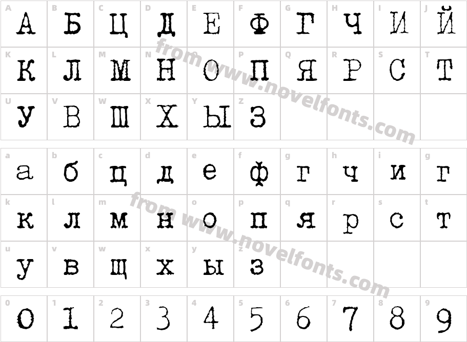 LetteraTrentadue TranslitCharacter Map