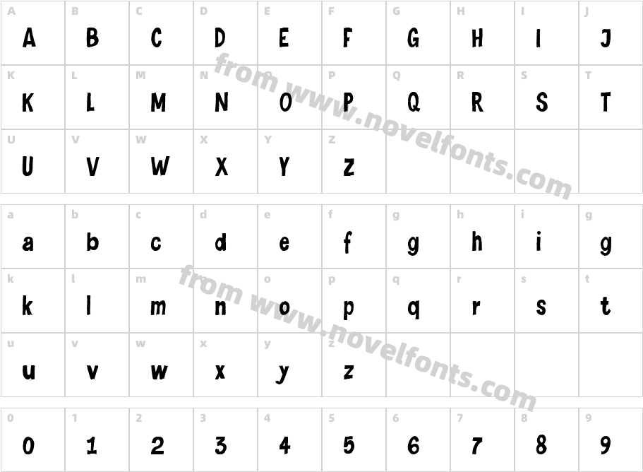 LeviNaiveLetter 1Character Map