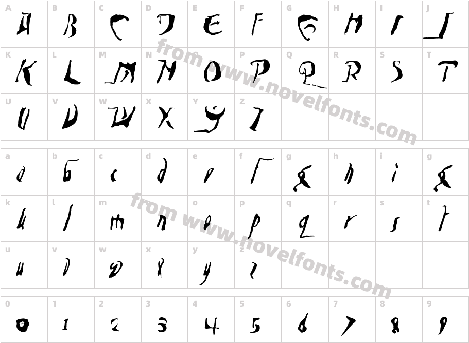 LeviathanCharacter Map