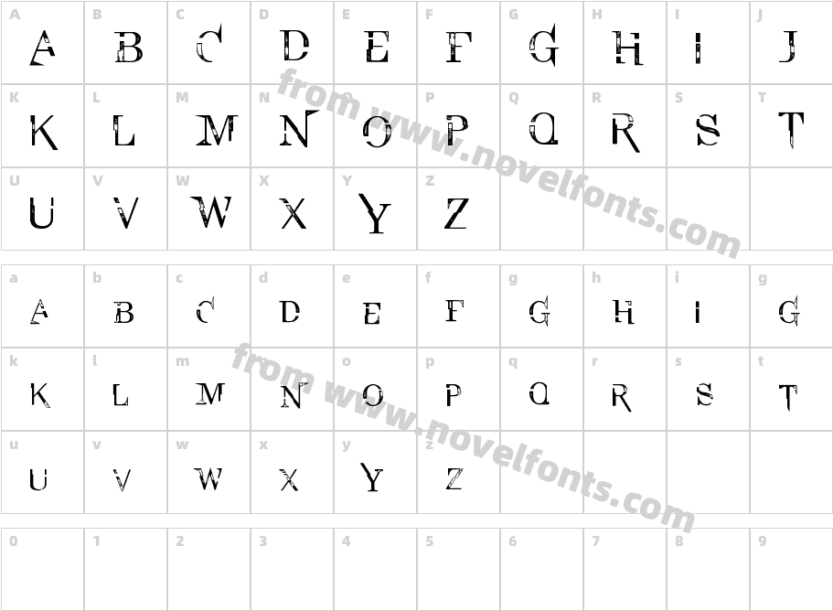 Lexington HighCharacter Map