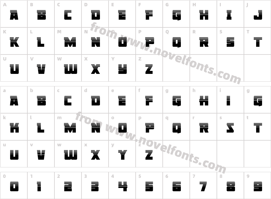 Liberty Legion HalftoneCharacter Map