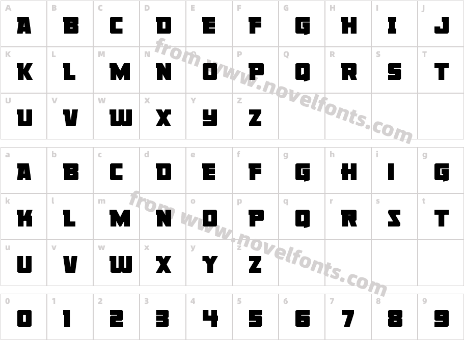 Liberty LegionCharacter Map