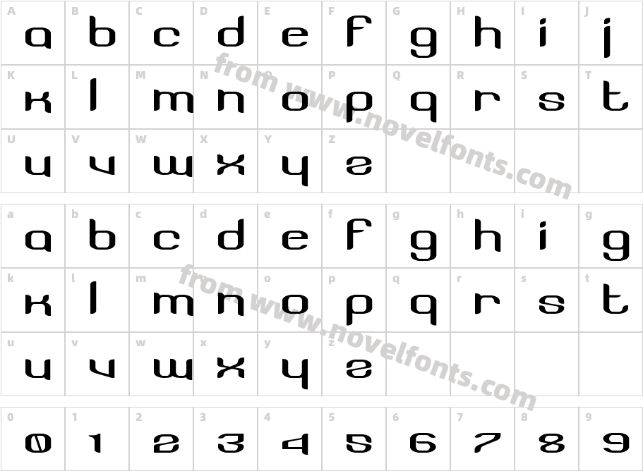 LicoriceCharacter Map