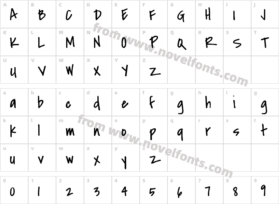 Covered By Your GraceCharacter Map