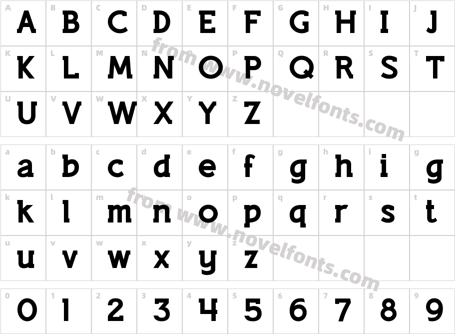 Lifestyle M54Character Map