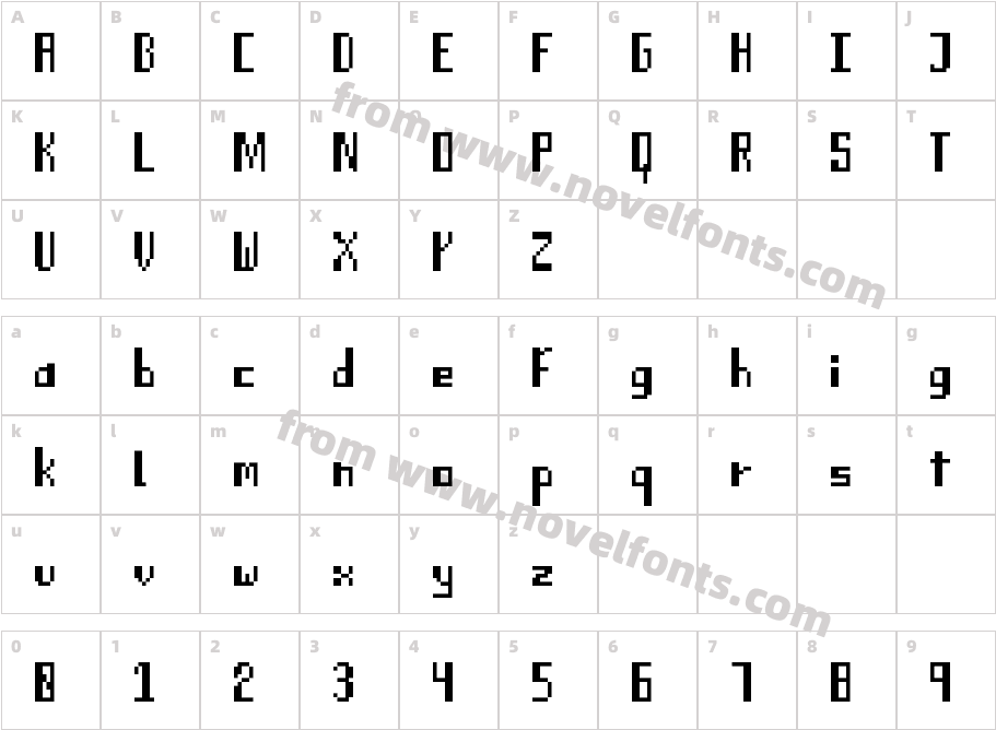 Light Arial RegularCharacter Map