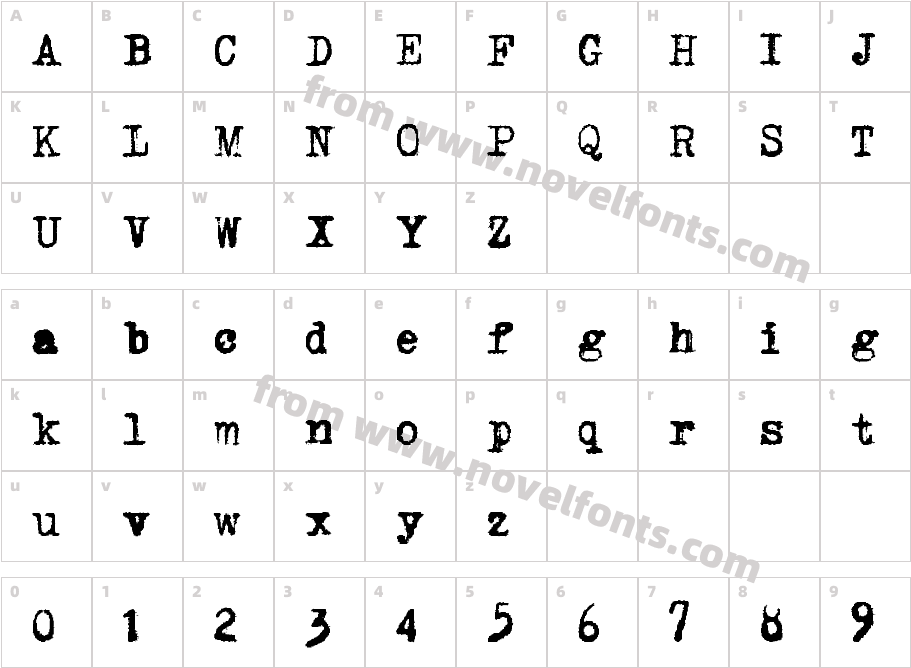 LightFingersCharacter Map