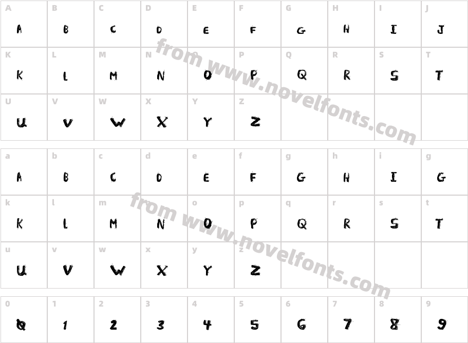 LightFuzeCharacter Map