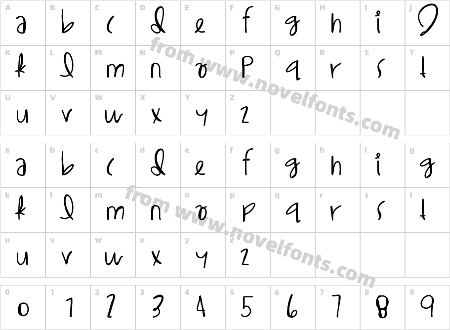 LilEgyptCharacter Map