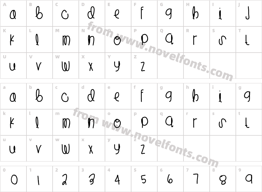 LilSpiderCharacter Map