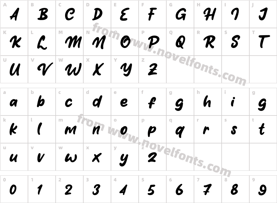 Lilac SmileCharacter Map