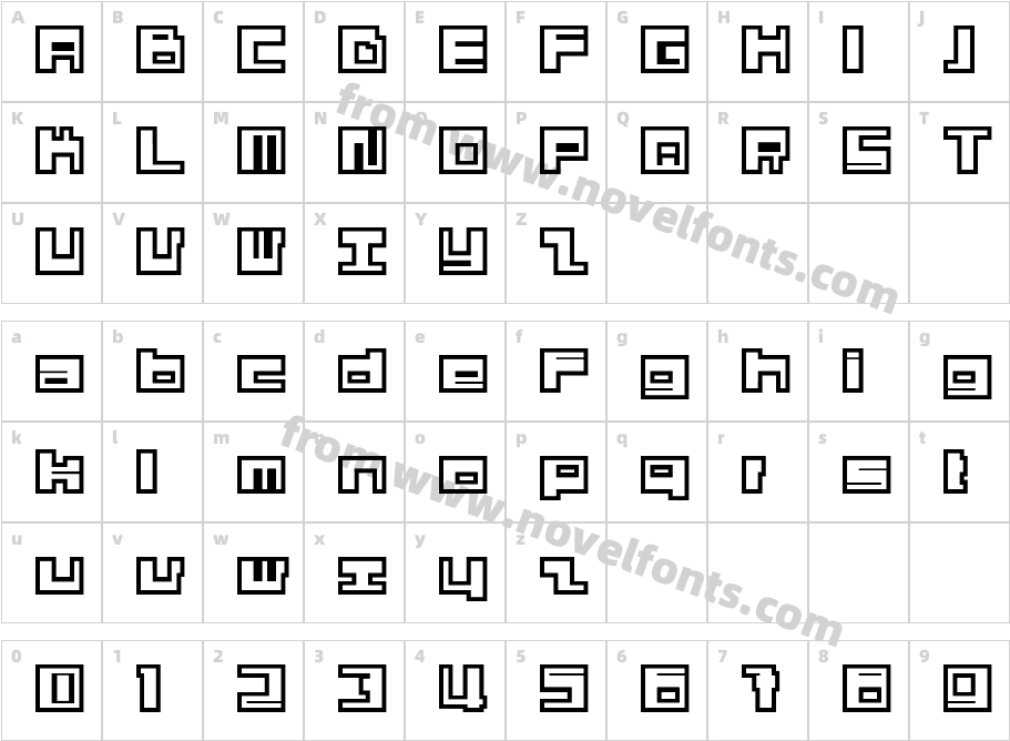 Limbex openCharacter Map