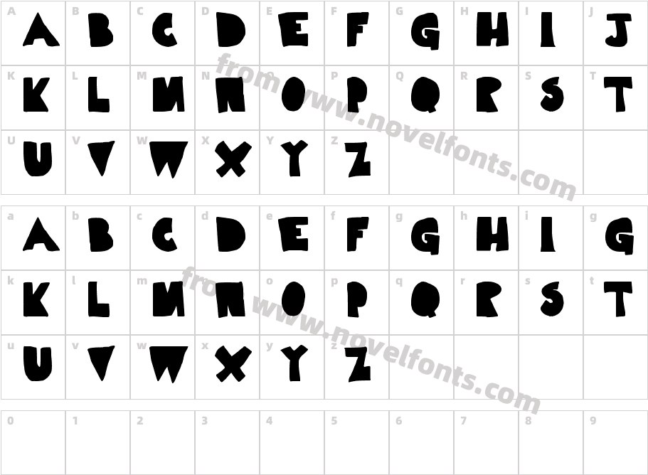 Limp NoodleCharacter Map