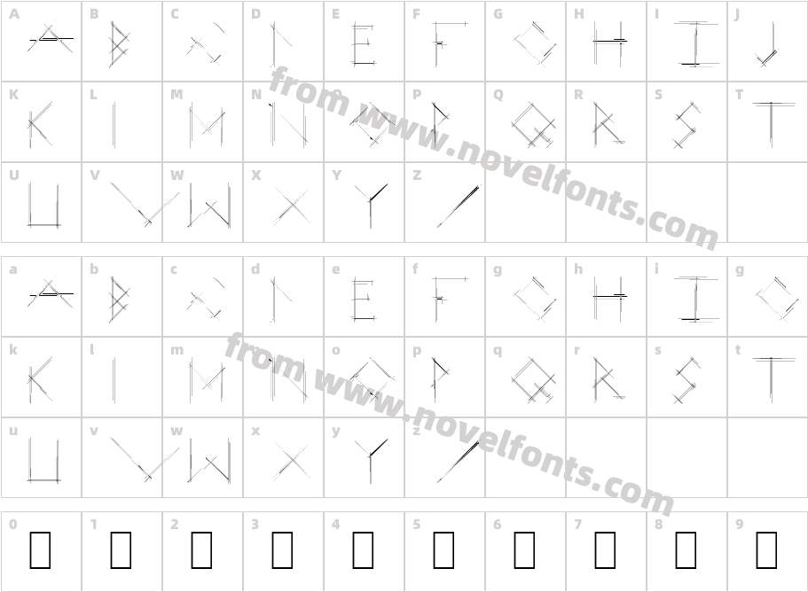 Linear CurveCharacter Map