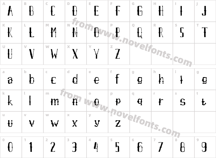 AXRAirpenaFreeVersionCharacter Map