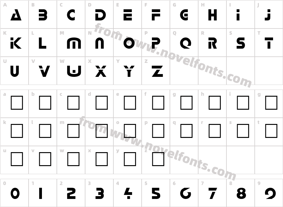 LinkerCharacter Map