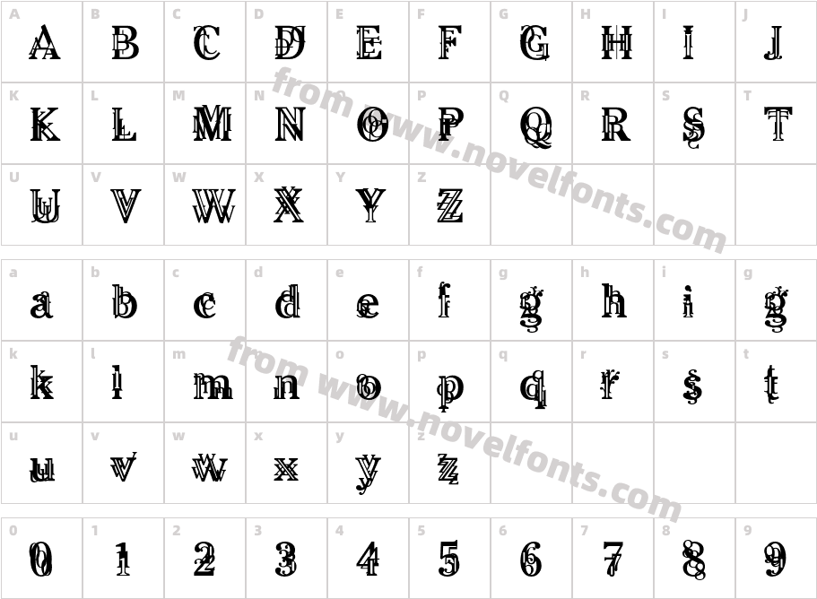 LinotypeBarock-RegularCharacter Map