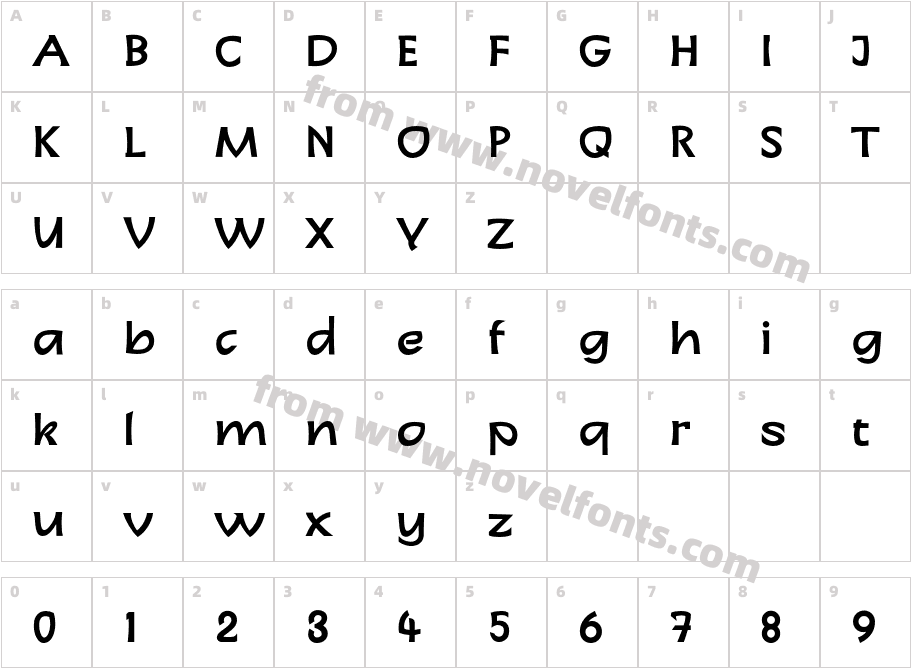 LinotypeCharon-SemiBoldCharacter Map