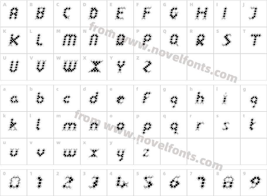 LinotypeDot-ItalicCharacter Map