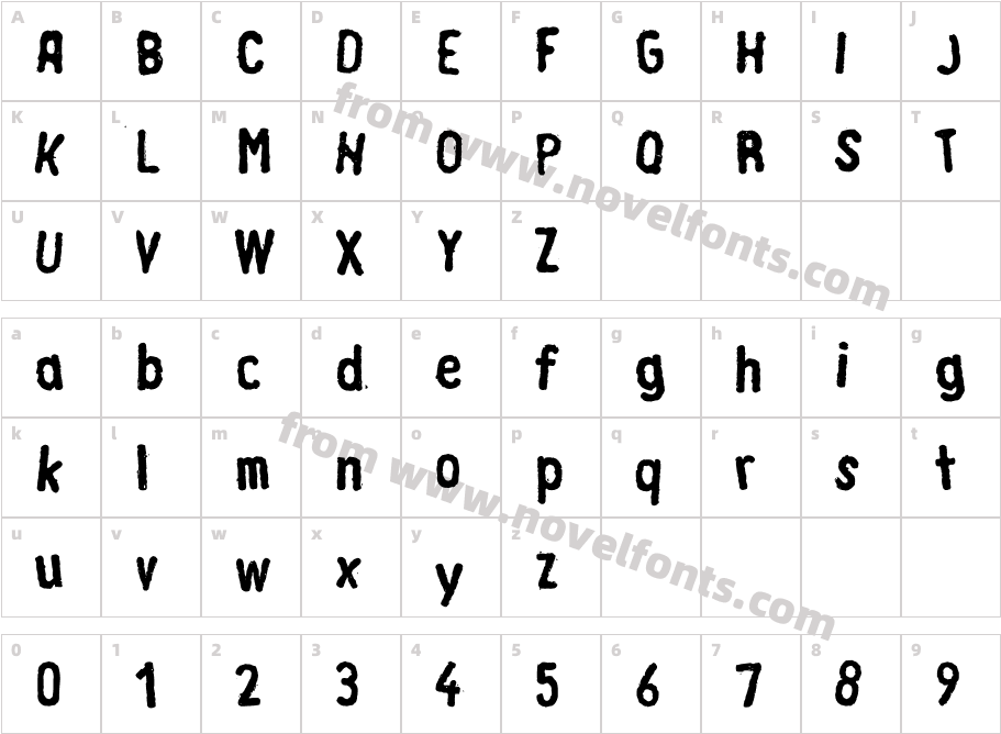 LinotypeRussischBrot-EatRegularCharacter Map