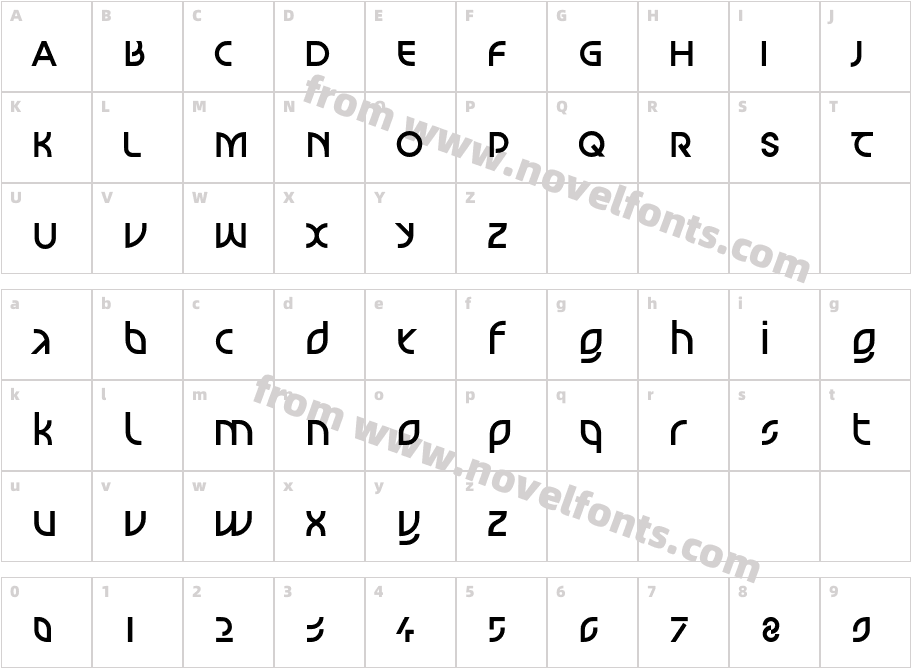 LinotypeScott-Mars-RegularCharacter Map