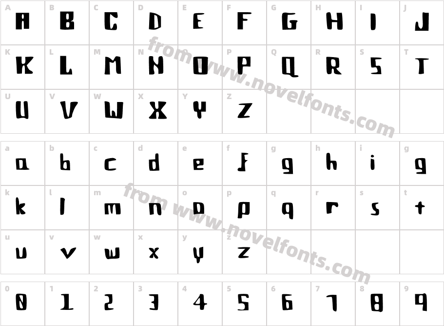 CozumixCharacter Map