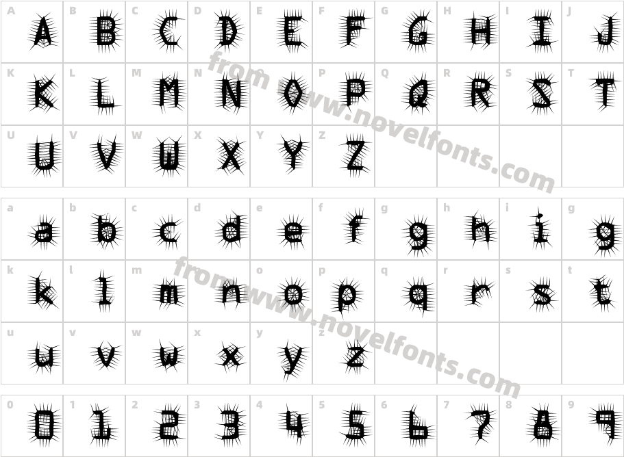 CrackCharacter Map