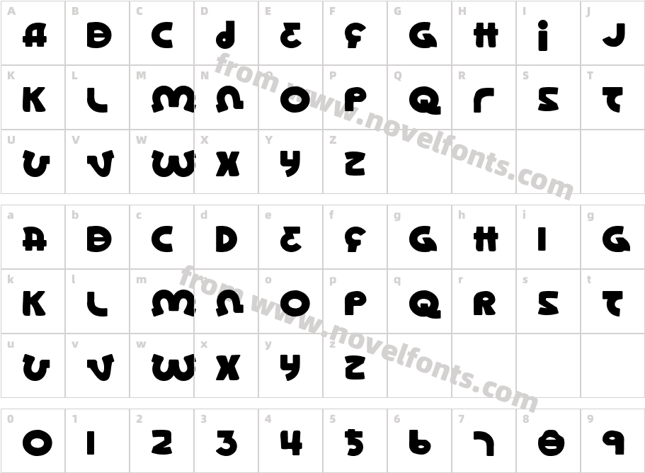 LionelCharacter Map