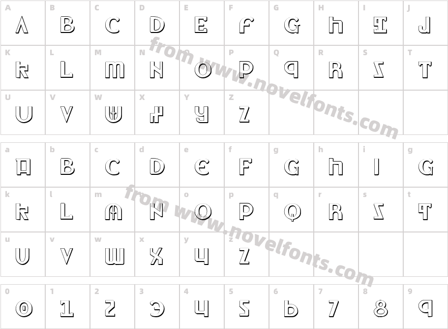 Lionheart ShadowCharacter Map