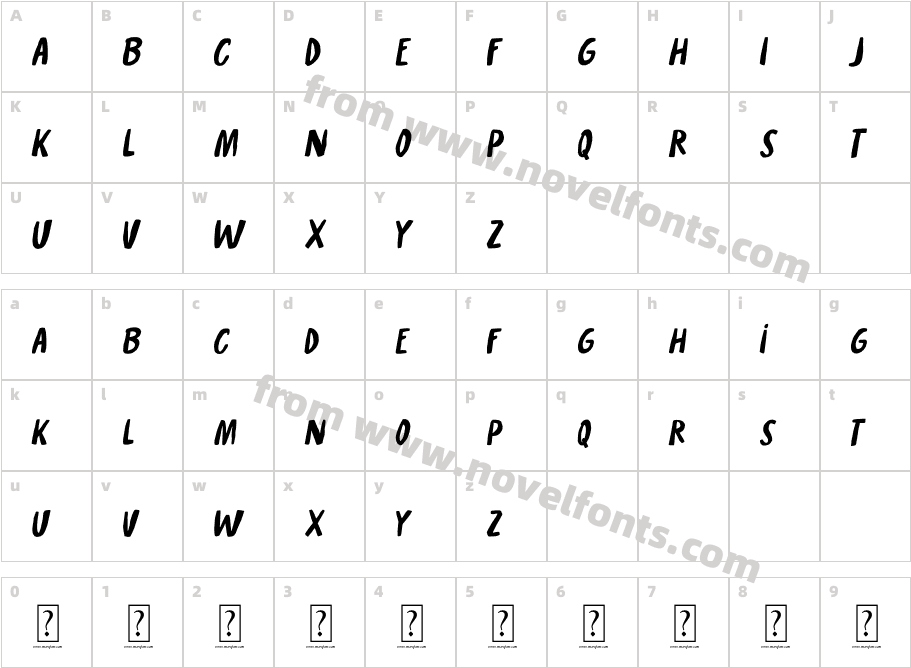 Crackers DemoCharacter Map