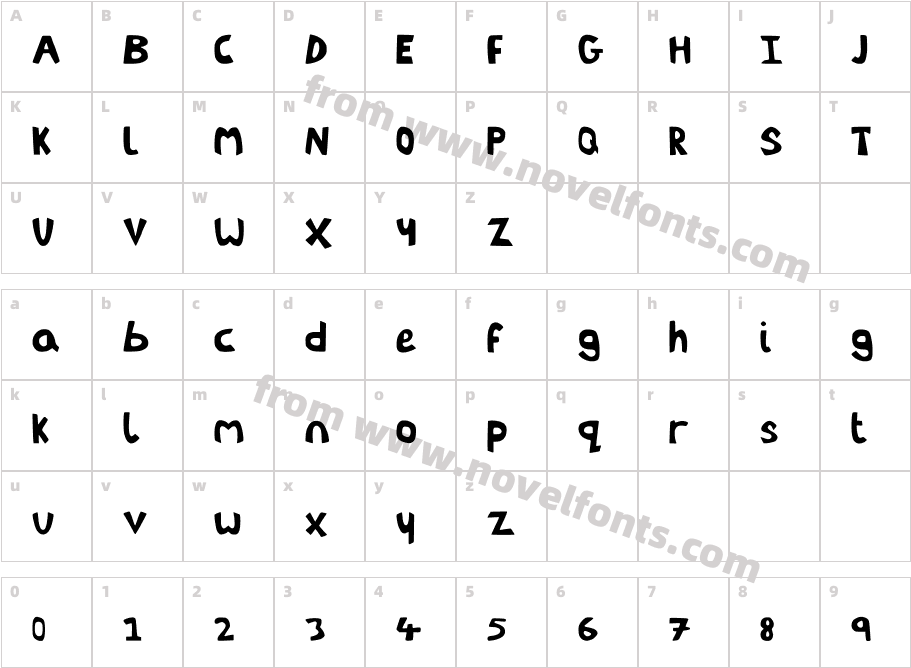 LittleEnvyCharacter Map