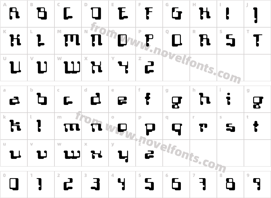 Localizer-SerifCharacter Map