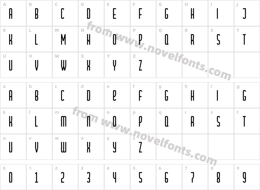 CramatenCharacter Map