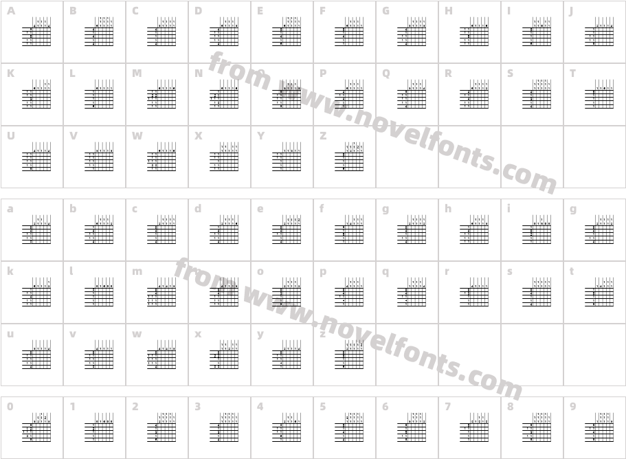 Logic twenty-five QCharacter Map