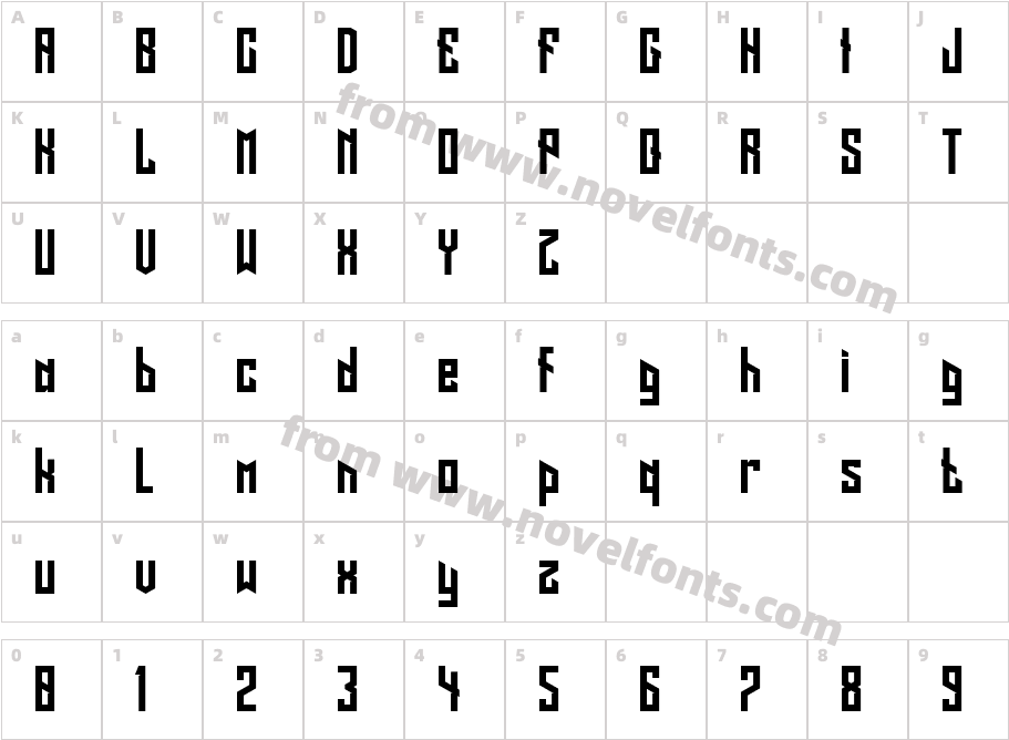 Long ShotCharacter Map