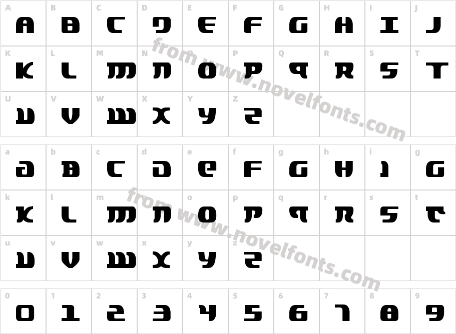 Lord of the Sith CondensedCharacter Map