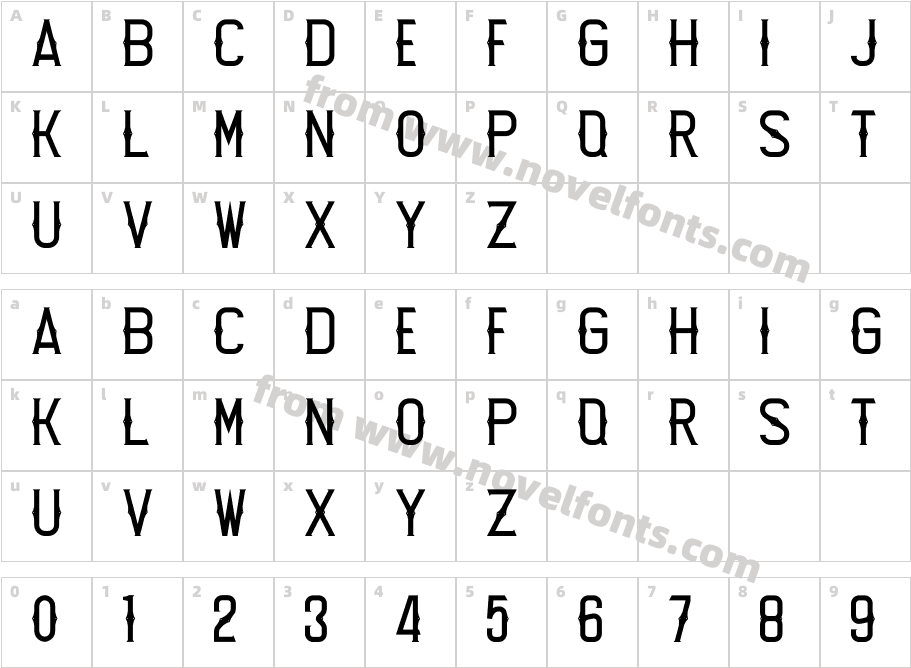 Lost Leonest RegulerCharacter Map