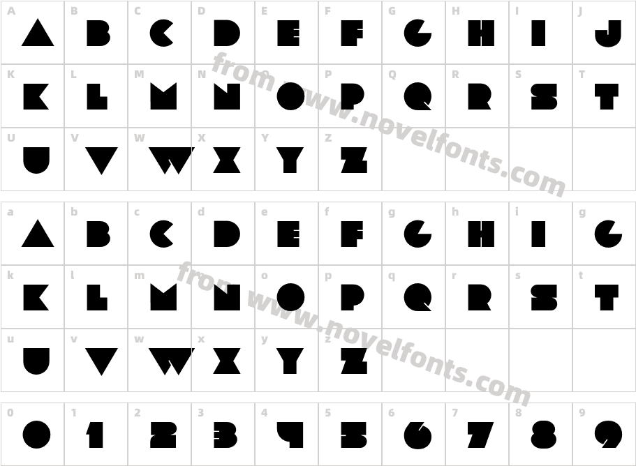 LotCharacter Map