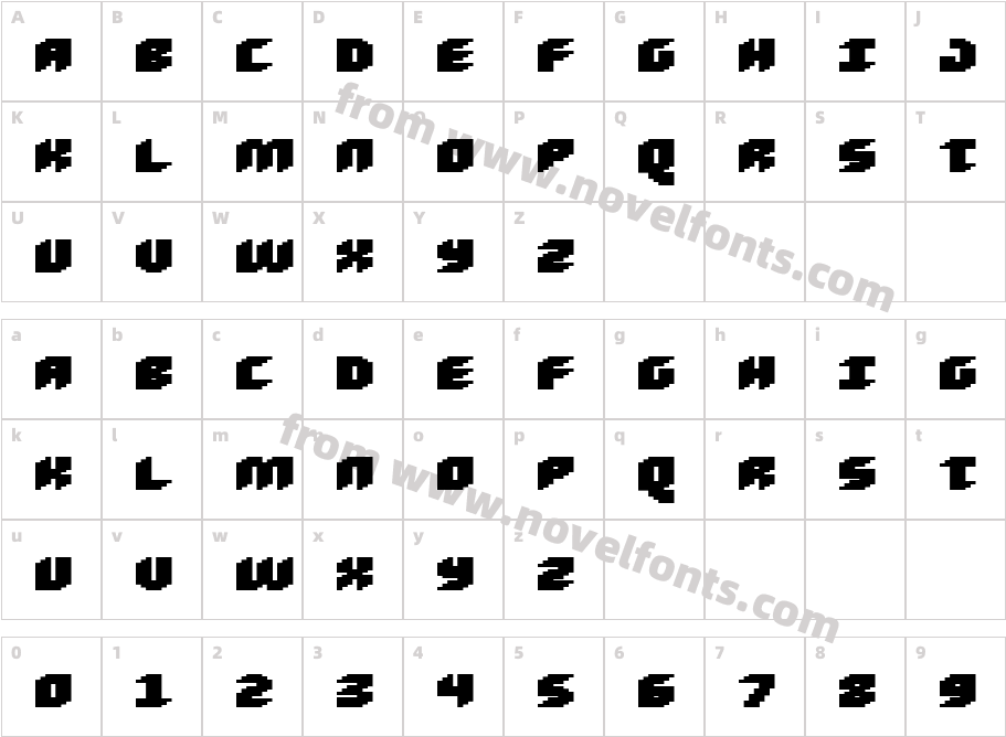 Loud noise BlackCharacter Map