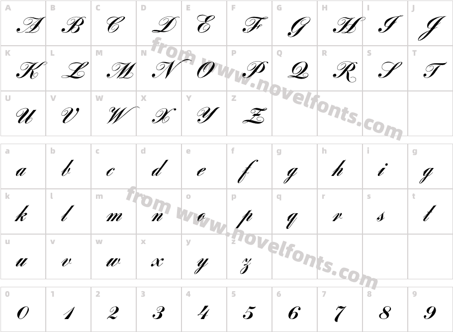 LouisaCPCharacter Map