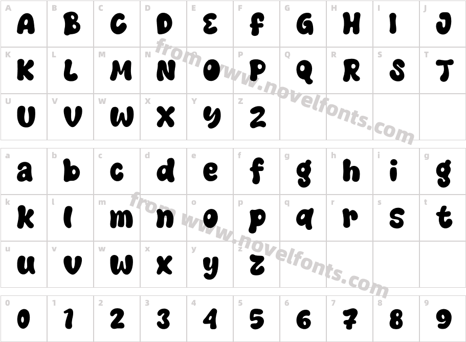 Love SignCharacter Map