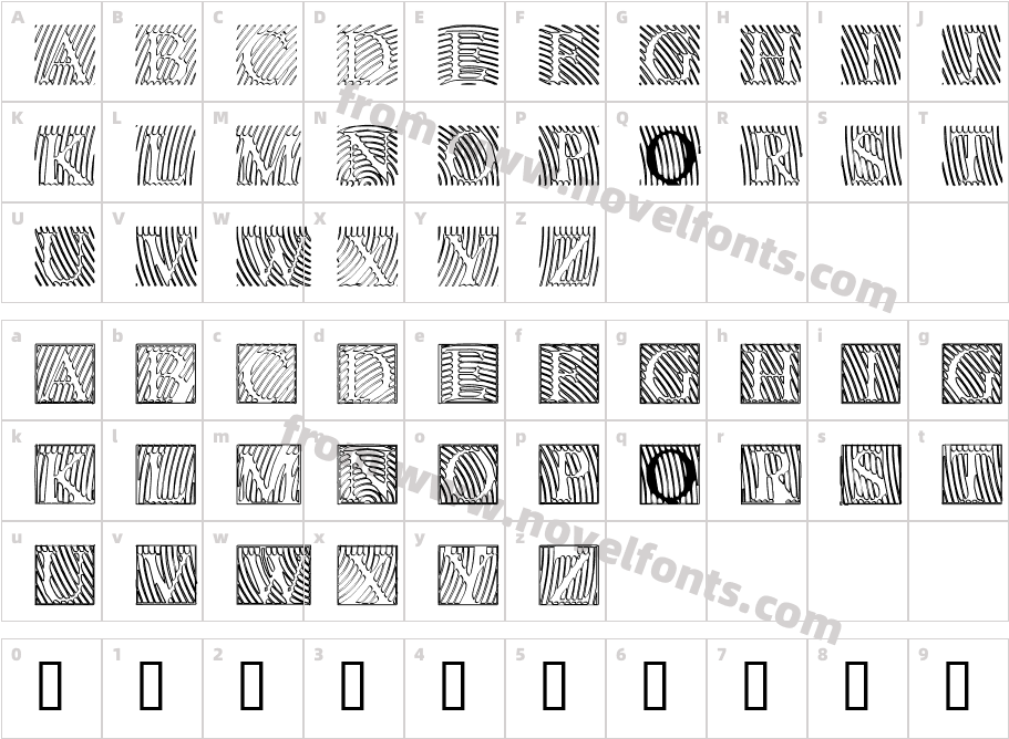 LowEngravedCapsHollowCharacter Map