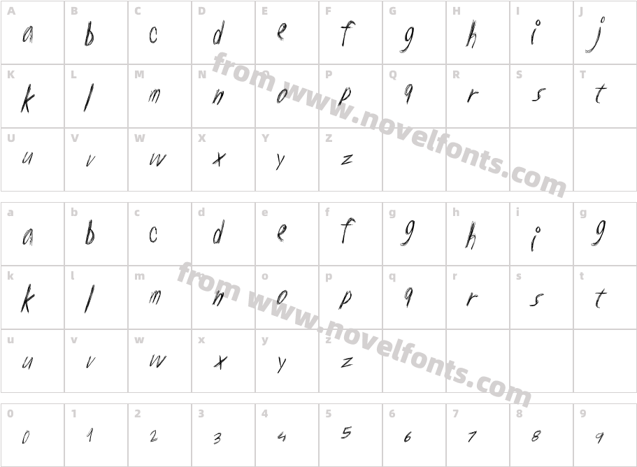 LowerScratchCharacter Map