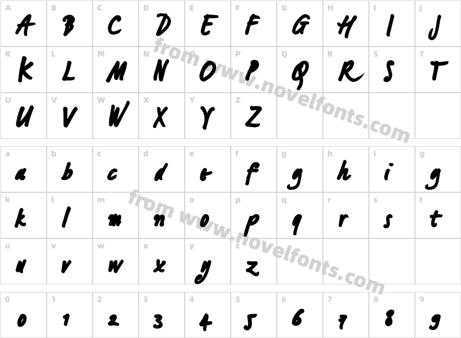 LucasHandFeetBlackCharacter Map