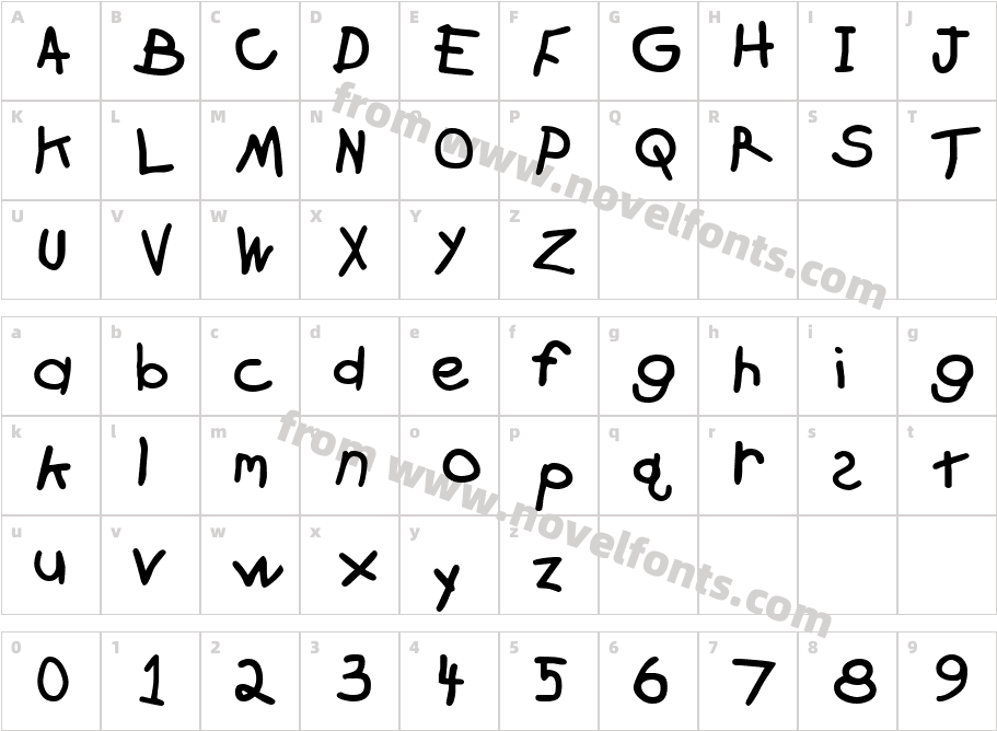 CrayonCharacter Map