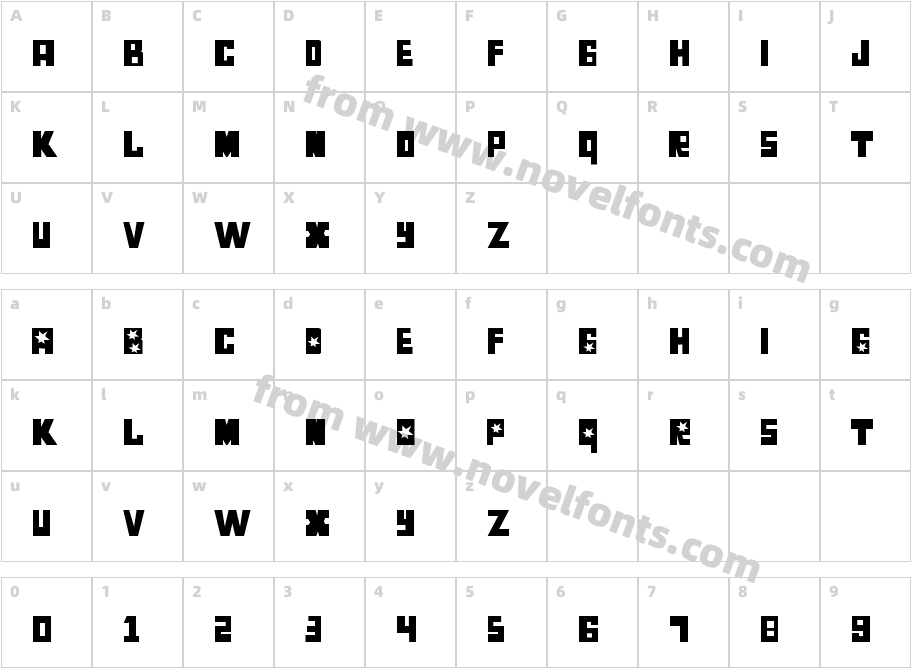 LuchitasCharacter Map