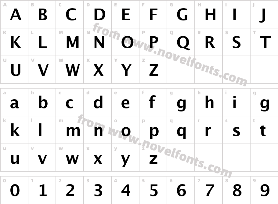 Lucida Grande BoldCharacter Map