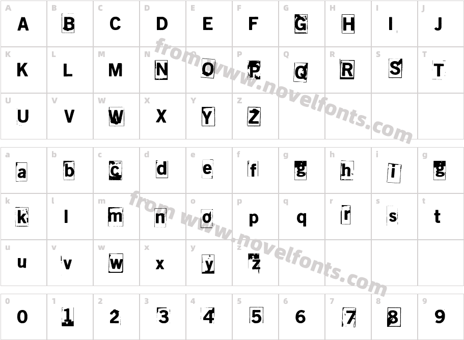 LumihyeenaCharacter Map