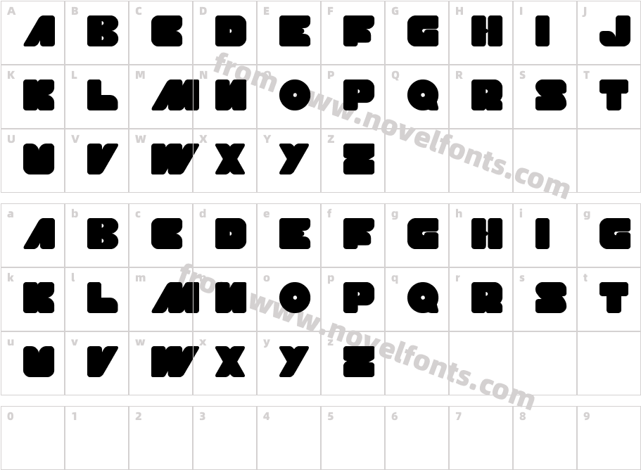 MADE IN EARTHCharacter Map